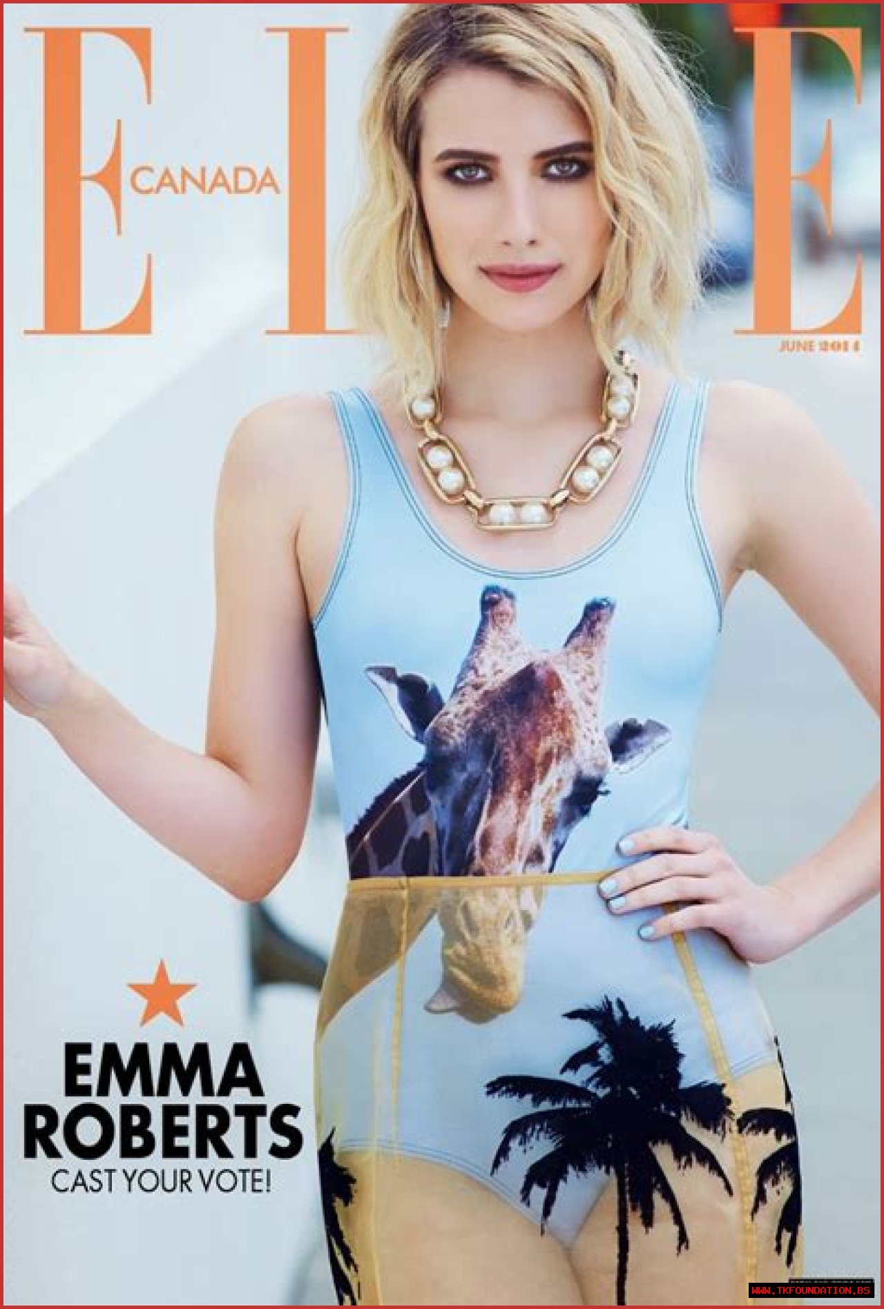 Emma Roberts in Elle: boring, entitled, smug, or just fine?